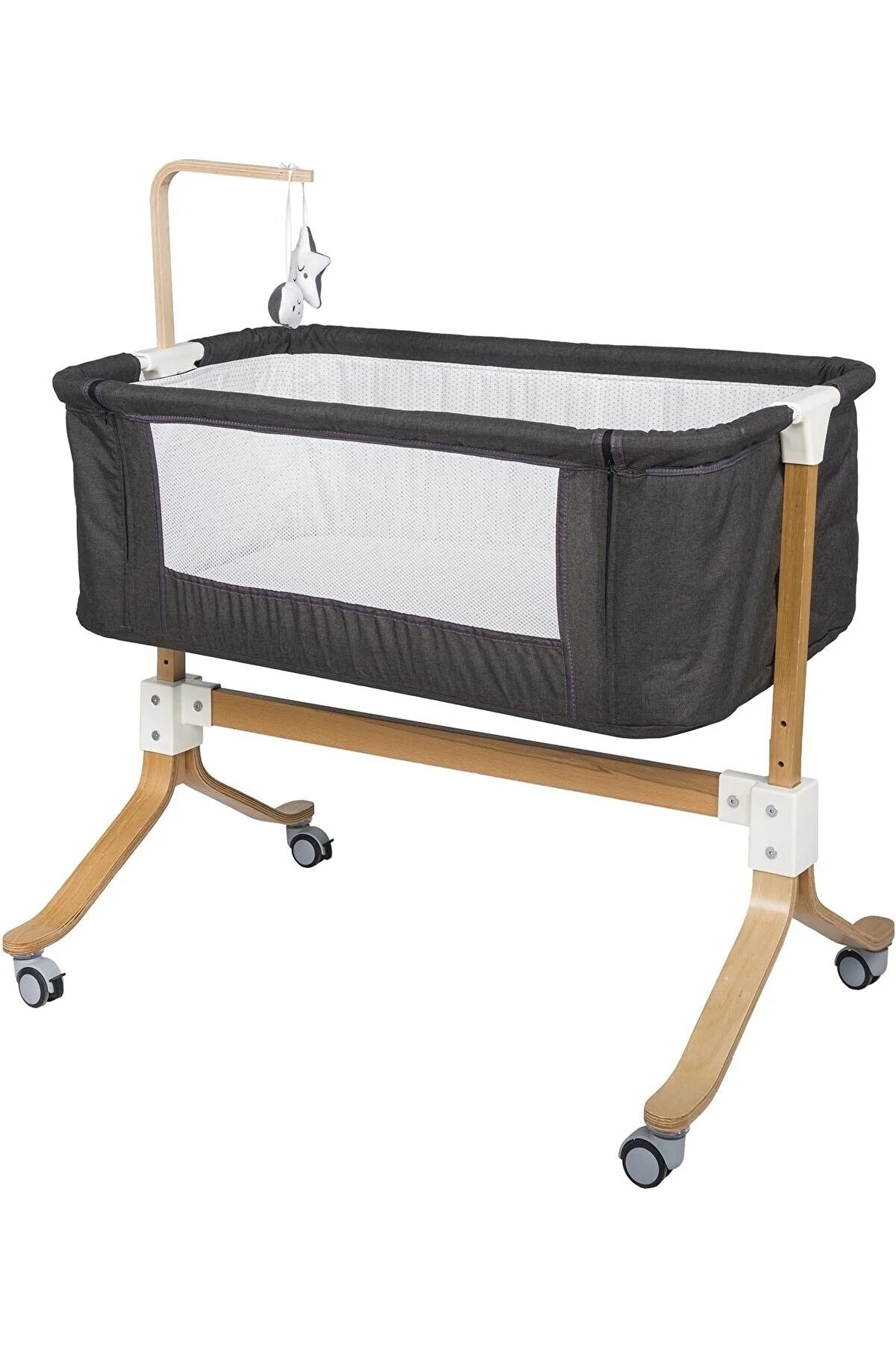 Arvely Wooden Baby Cradle